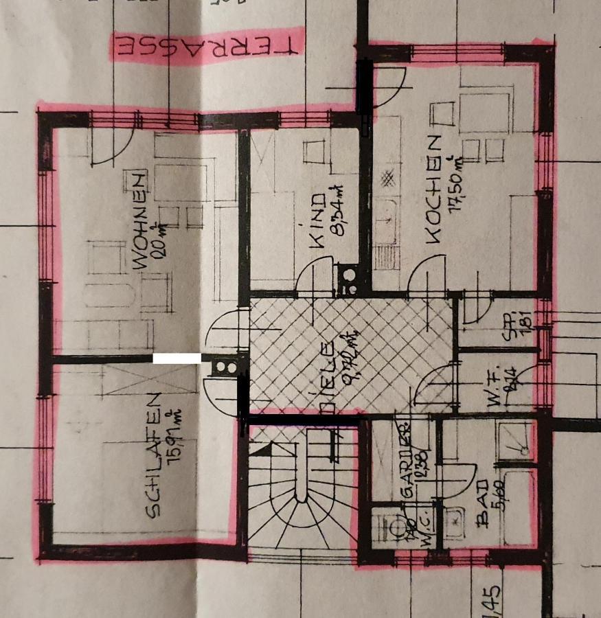 Lechufer, 80M2, Haushaelfte Mit Privatem Eingang, Kaminofen, Terrasse, Garten 平斯旺 外观 照片
