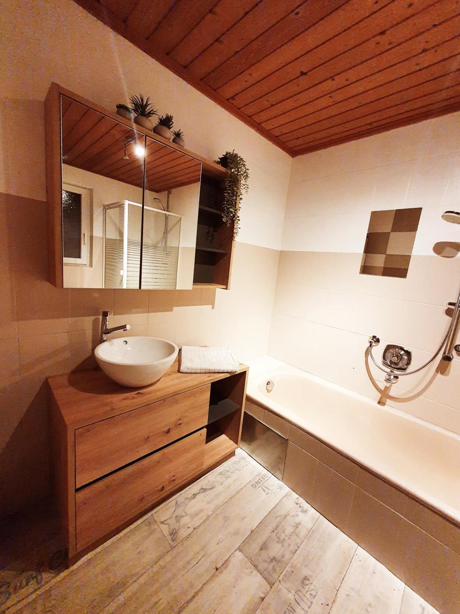 Lechufer, 80M2, Haushaelfte Mit Privatem Eingang, Kaminofen, Terrasse, Garten 平斯旺 外观 照片